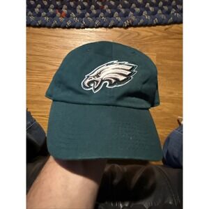 PHILADELPHIA EAGLES NFL FOOTBALL GREEN Team Apparel Strapback  ADJUSTABLE Hat